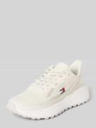 Tommy Jeans Low Top Sneaker in Mesh-Optik in Ecru, Größe 36