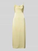 Vila Maxikleid mit Spaghettiträgern Modell 'RAVENNA' in Hellgelb, Größ...