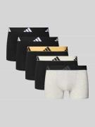 adidas Sportswear Trunks aus Baumwoll-Mix im 5er-Pack in Hellgrau, Grö...