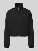 Tommy Jeans Relaxed Fit Blouson mit Taillenbändern in Black, Größe L