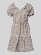 Noisy May Knielanges Kleid mit Karree-Ausschnitt Modell 'ELIZA' in Dun...