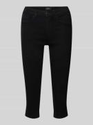Only Regular Fit Caprijeans aus Viskose-Mix Modell 'RAIN' in Black, Gr...