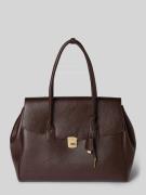 Mango Handtasche mit Tragehenkeln Modell 'SIENA' in Dunkelbraun, Größe...