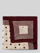 Stefanel Seidentuch im Allover-Look Modell 'FOULARD POIS' in Offwhite,...