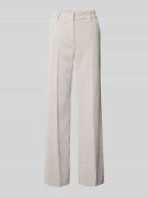 Cambio Wide Leg Cordhose mit Gürtelschlaufen in Beige, Größe 42