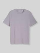 Tom Tailor Denim Regular Fit T-Shirt aus Baumwoll-Mix in Flieder, Größ...