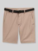 Tom Tailor Denim Regular Fit Chinoshorts aus Baumwoll-Mix in Beige, Gr...