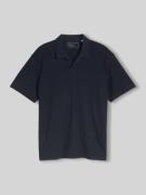 Tom Tailor Denim Relaxed Fit Poloshirt aus Baumwoll-Mix in Marine, Grö...