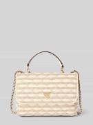 Guess Handtasche mit Label-Applikation Modell 'GIULLY II' in Beige, Gr...