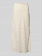 Samsøe Samsøe Leinenrock in A-Linie in Ecru, Größe L