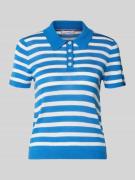 Tommy Hilfiger Regular Fit Poloshirt aus Lyocell-Seiden-Mix in Royal, ...