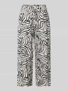 B.Young Culotte aus Leinen-Viskose-Mix mit elastischem Bund in Black, ...