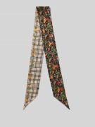 Fraas Seidenschal mit floralem Allover-Print in Black, Größe 1