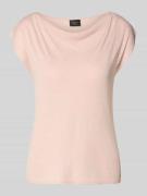 s.Oliver BLACK LABEL Relaxed Fit T-Shirt aus Viskose-Mix in Rose, Größ...