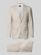 HECHTER PARIS Anzug mit Pattentaschen und Reverskragen in Sand, Größe ...