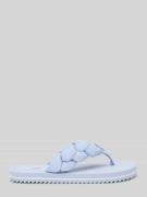 Tommy Hilfiger Zehentrenner mit geflochtenem Riemen in Hellblau, Größe...