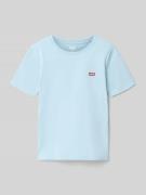 Levi’s® Kids Regular Fit T-Shirt aus reiner Baumwolle in Aqua, Größe 1...