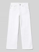 Levi’s® Kids Wide Leg Jeans aus Baumwoll-Mix in Weiss, Größe 152