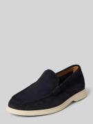 BOSS Slipper aus echtem Leder in Marine, Größe 40