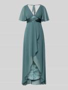 Jake*s Cocktail Midikleid aus Chiffon mit tiefem V-Ausschnitt in Schil...