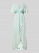 Jake*s Cocktail Midikleid aus Chiffon mit tiefem V-Ausschnitt in Lind,...