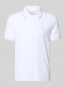CK Calvin Klein Poloshirt mit Logo Stitching aus reiner Baumwolle in W...