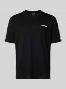 EA7 Emporio Armani Regular Fit T-Shirt mit Logo-Patch in Black, Größe ...