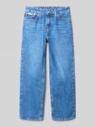 Calvin Klein Jeans Jeans mit Eingrifftaschen und Label-Detail in Blau,...