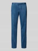 Zuitable Straight Fit Stoffhose mit Bundfalten Modell 'Sparta' in Roya...
