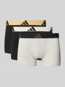 adidas Sportswear Trunks im 3er-Pack aus Baumwoll-Mix in Hellgrau, Grö...