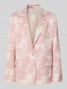 Jake*s Collection Blazer mit Pattentaschen und Reverskragen in Altrosa...