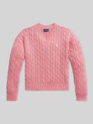 Polo Ralph Lauren Teens Regular Fit Strickpullover aus reiner Baumwoll...