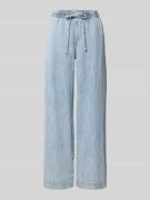Pieces Wide Leg Jeans aus reiner Baumwolle Modell 'GEGGO' in Hellblau,...