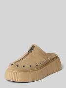 INUIKII Mules aus echtem Leder Modell 'Matilda' in Beige, Größe 36