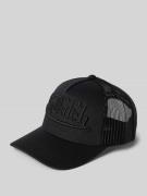Von Dutch Trucker Cap mit Label-Stitching in BLACK, Größe 1