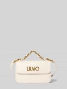Liu Jo White Handtasche mit Label-Applikation in Beige, Größe 1