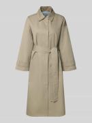 G-LAB Regular Fit Mantel mit Umlegekragen Modell 'Hanna' in Hellgrau, ...