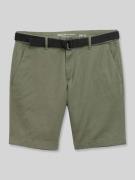 Tom Tailor Denim Regular Fit Chinoshorts aus Baumwoll-Mix in Oliv, Grö...