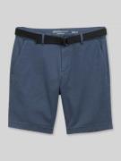 Tom Tailor Denim Regular Fit Chinoshorts aus Baumwoll-Mix in Marine, G...