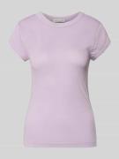 Marc O'Polo Slim Fit T-Shirt aus reiner Baumwolle in Flieder, Größe L