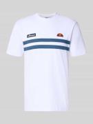 Ellesse T-Shirt mit Label-Stitchings Modell 'VENIRE' in Weiss, Größe L