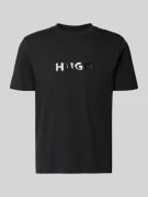 HUGO Regular Fit T-Shirt aus reiner Baumwolle Modell 'DUMEO' in Black,...