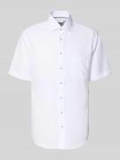 ETERNA Regular Fit Freizeithemd aus Lyocell-Mix in Weiss, Größe 39