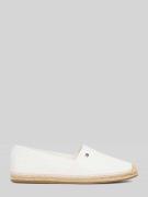 Tommy Hilfiger Espadrilles mit Logo Stitching in Offwhite, Größe 37