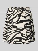 ICHI Minirock aus Leinen-Viskose-Mix Modell 'LINNO' in Offwhite, Größe...