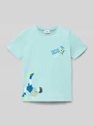 s.Oliver RED LABEL Regular Fit T-Shirt aus reiner Baumwolle in Helltue...