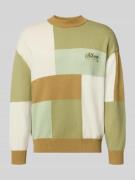 BLKVIS Regular Fit Pullover in Strick-Optik Modell 'Patchwork' in Lind...