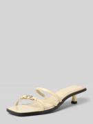 ALOHAS Sandaletten aus echtem Leder Modell 'Liko' in Offwhite, Größe 3...