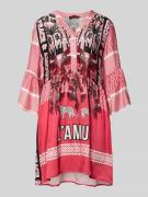 miss goodlife Tunikakleid aus Viskose mit Trompetenärmeln in Pink, Grö...