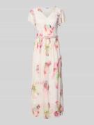 ZABAIONE Midikleid mit Gürtel Modell 'Be44lla' in Altrosa, Größe L